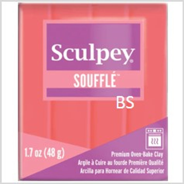 Sculpey Souffle Clay Mandarin, 1.7 oz, SU6009