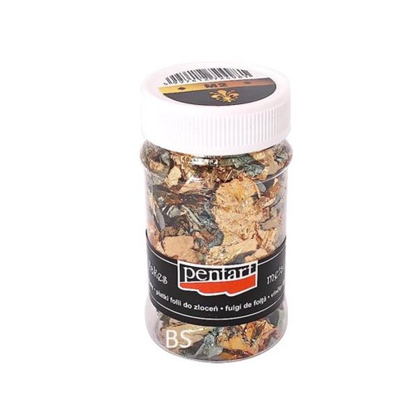 Pentart Metal Flakes , Mixed M2 100ml