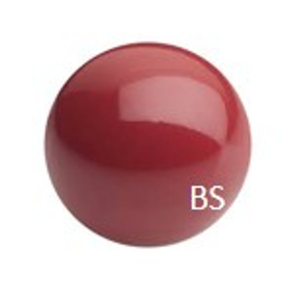 8mm Preciosa Round Pearl Maxima Cranberry Pearls