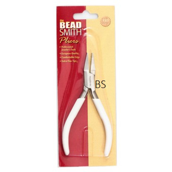 Flatnose Plier 130mm with Spring White PVC