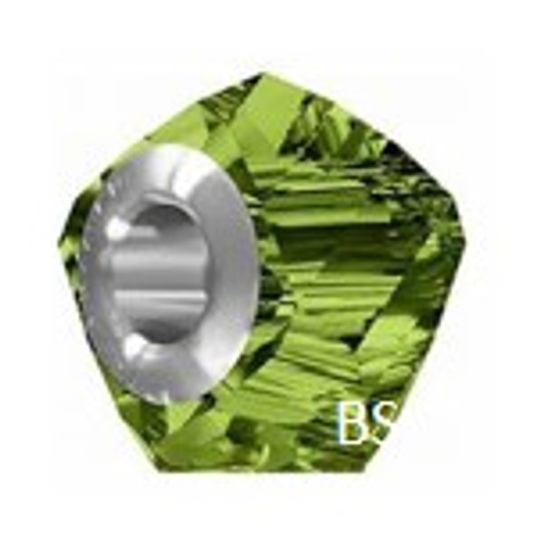 Swarovski BeCharmed Helix Bead 5928 Olivine