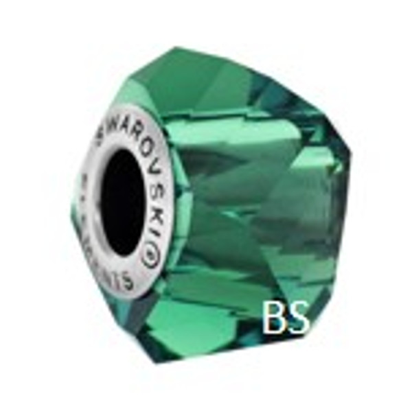 Swarovski BeCharmed Helix Bead 5928 Emerald