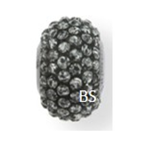 Swarovski Becharmed Ceramic Pave 84501 Marbled Black