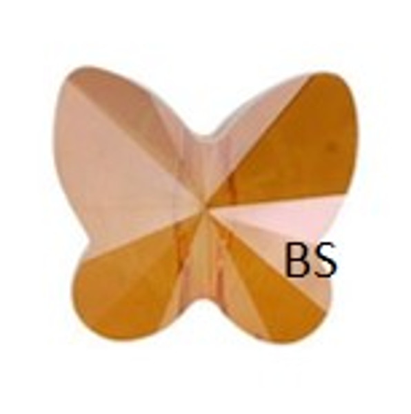 Swarovski 5754 Butterfly Bead Crystal Copper 10mm