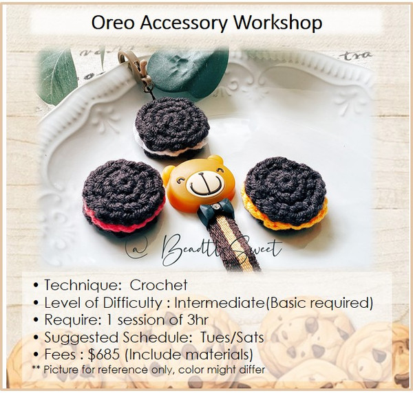 Crochet Workshop : Oreo Accessory Workshop