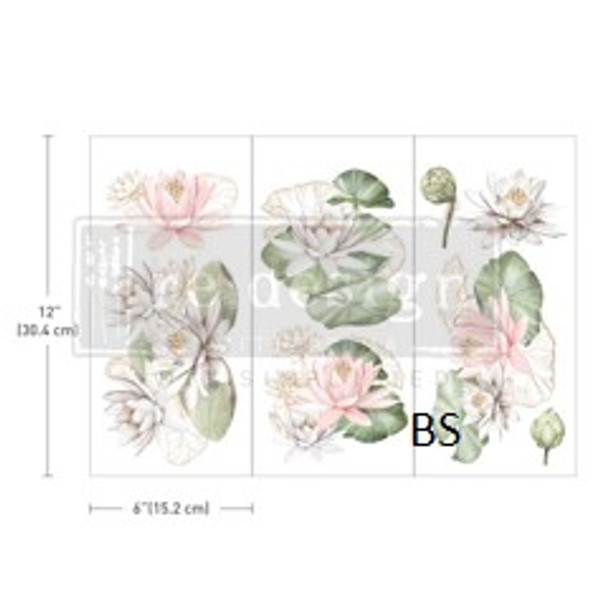 Redesign Decor Transfer Water Lilies