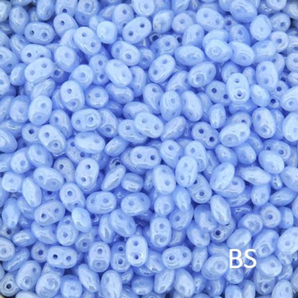 SuperDuo Beads 2.5X5mm Opal Blue