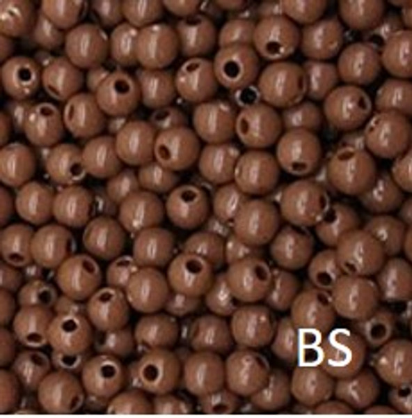 4mm Acrylic Beads (Coffee)