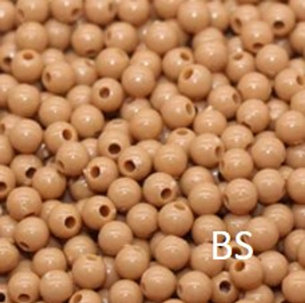 4mm Acrylic Beads (Latte)