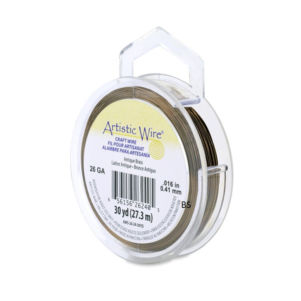 26 Gauge Antique Brass Artistic Wire (Medium Spool)
