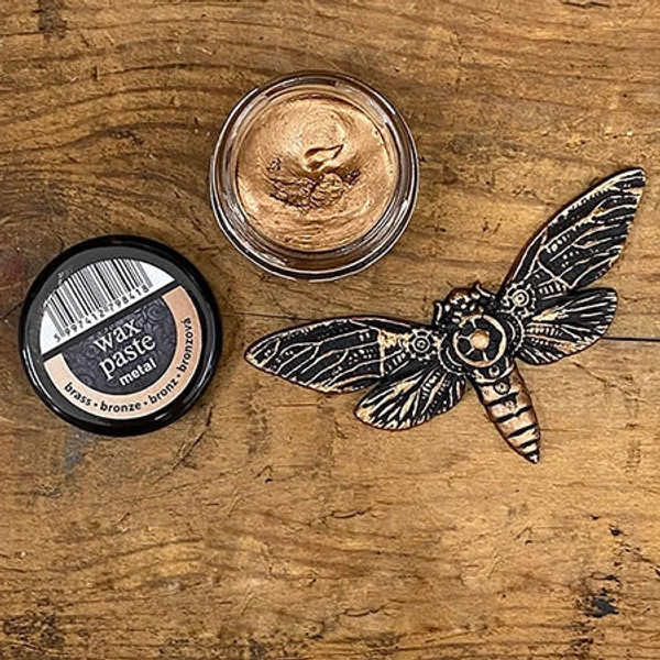 Wax paste metallic wax paste 20 ml, Brass bronze