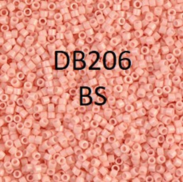 11/0 Miyuki Delica Beads DB-206 11/0 Miyuki Delica Beads DB-206