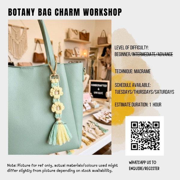 Botany Bag Charm Workshop (Beginner)