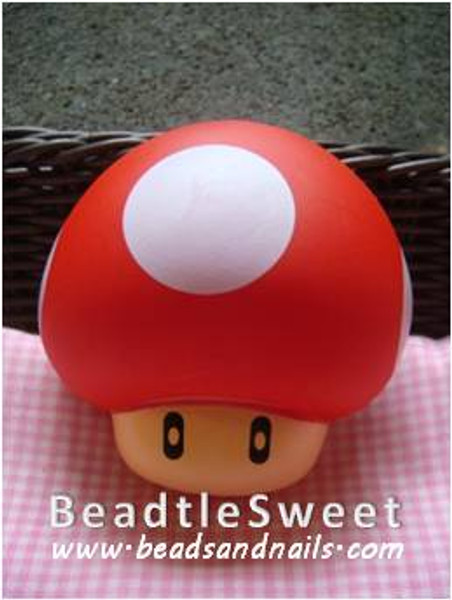 Mario Mushroom Decoden: Super 3D plush toy decobase