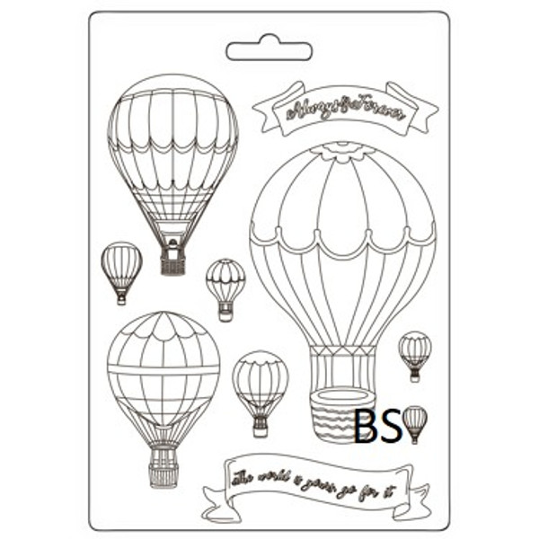Stamperia Soft Mould A5 - Timeless balloons (K3PTA5672)