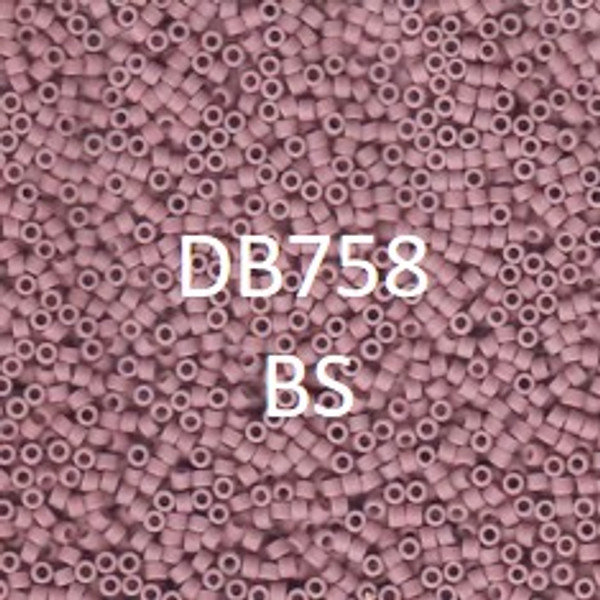 11/0 Miyuki Delica Beads DB-758