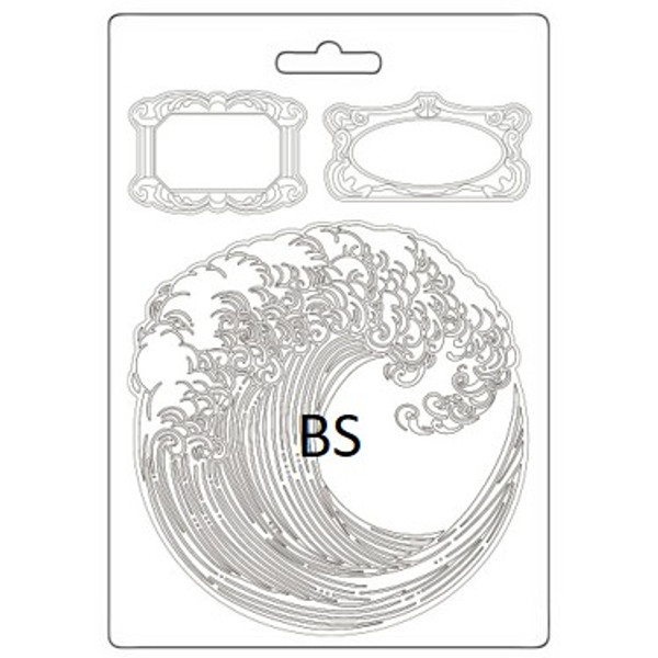 Stamperia Soft Mould A5 - Silent Sea Wave (K3PTA5671)