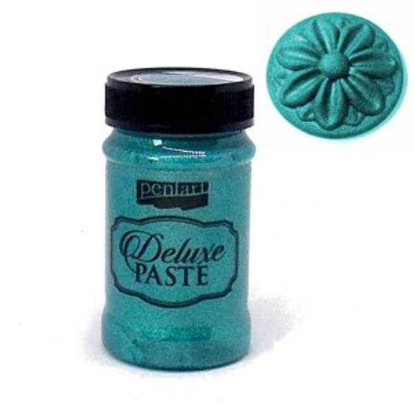 Pentart Deluxe Paste Lagoon Blue 100ml