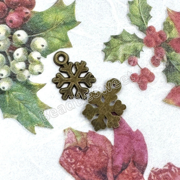 32957_Charm - Snowflake (14.5x10mm) 32957_Charm - Snowflake (14.5x10mm)