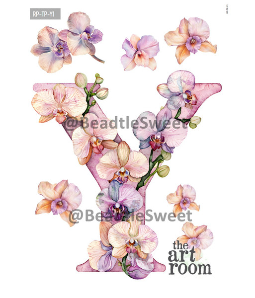 Letter Y Rice Paper RP-TP-Y1