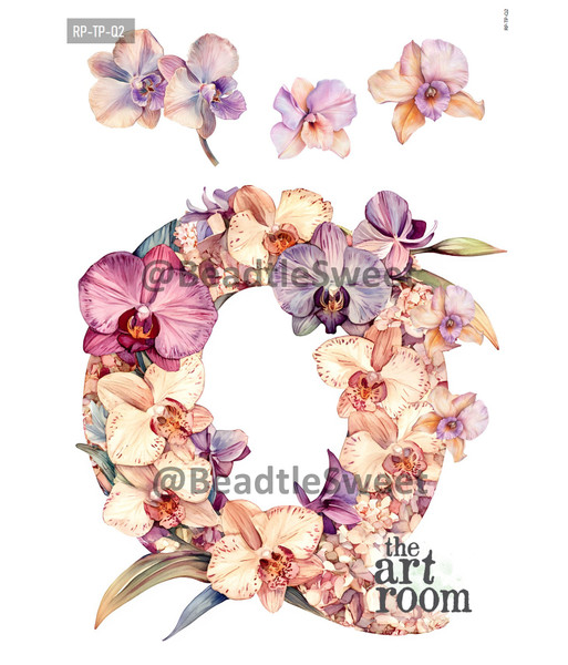 Letter Q Rice Paper RP-TP-Q2