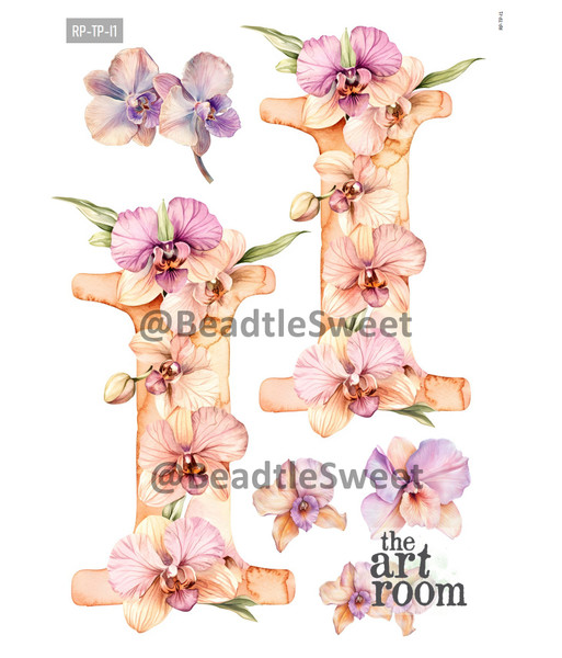 Letter I Rice Paper RP-TP-I1