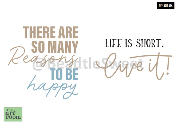 Quotes Rice Paper RP-QU-06