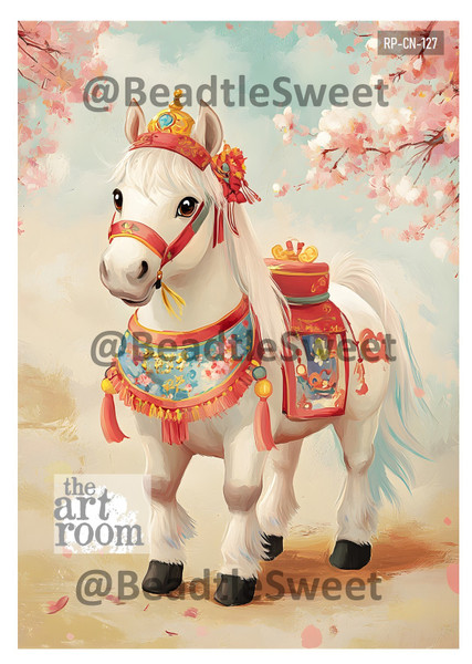Zodiac Horse Rice Paper RP-CN-127
