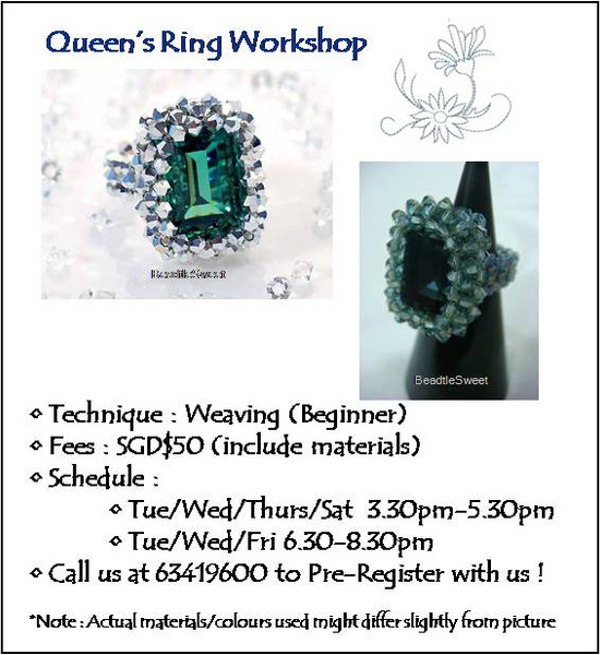 Jewelry Making: Queen's Ring Workshop