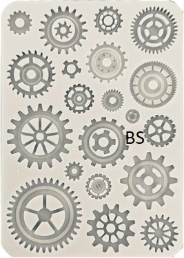 Silicon mould A5 - Sir Vagabond in Fantasy World Gears