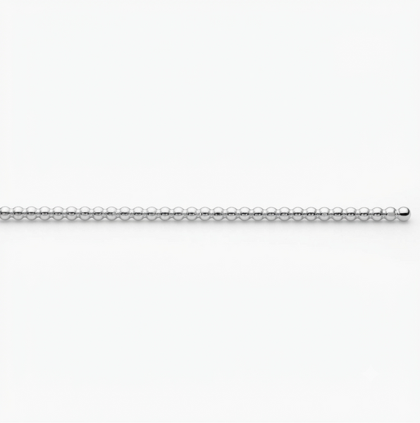 16Gauge Sterling Silver Beaded Wire