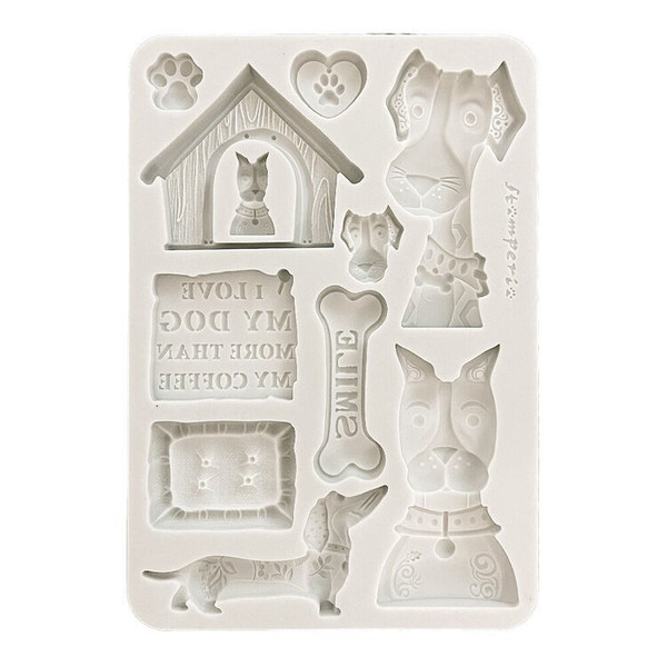 Silicon mould A5 - Dog
