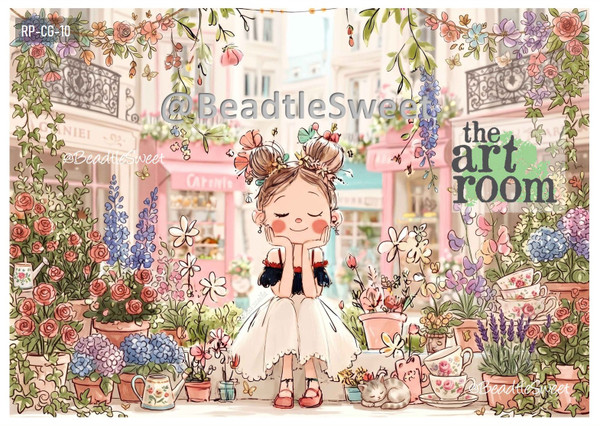 Cute Girls Rice Paper RP-CG-10