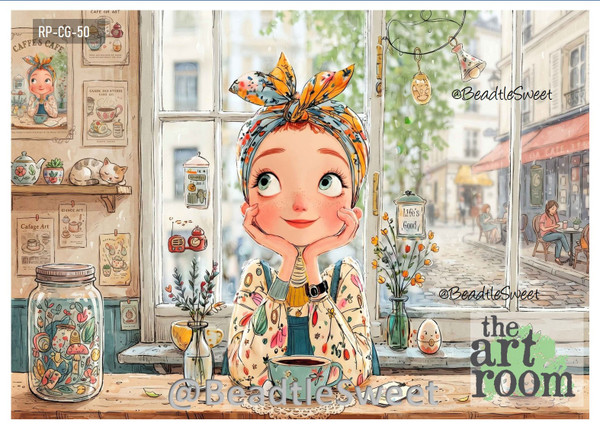 Cute Girls Rice Paper RP-CG-50