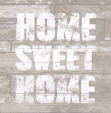 Home Sweet Home Decoupage Napkin in Singapore
