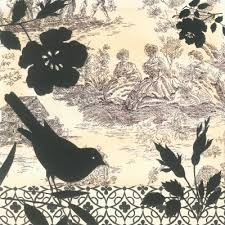 Black_Bird_Vintage Decoupage Napkin in Singapore