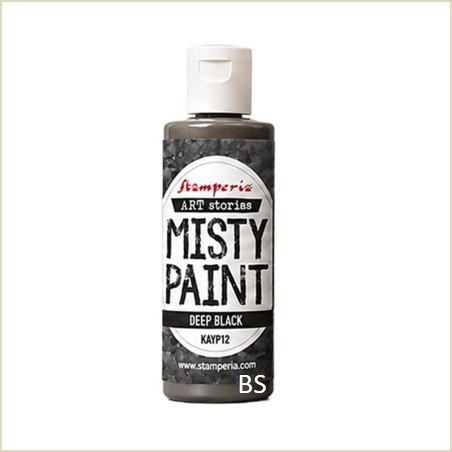 Stamperia Misty Paint KAYP12 Deep Black