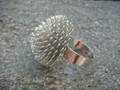 Ring with 25mm Wide Mesh Ball