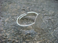 Ring Base Finding (White Gold Plated)