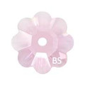 8mm Swarovski 3700 Light Rose Margarita Bead