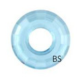 25mm Swarovski 6039 Aquamarine Disk Pendant