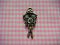 Antique Bronze Cuckoo Clock Charm