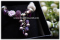 February Birthstone Bracelet using Amethyst Swarovski BeCharmed Beads