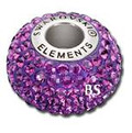 Swarovski BeCharmed Pave Bead 80101 Amehtyst