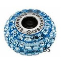 Swarovski BeCharmed Pave Bead 80201 Aquamarine