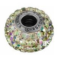 Swarovski BeCharmed Pave Bead 80201 Luminous Green