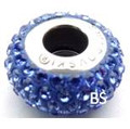 Swarovski BeCharmed Pave Bead 80101 Sapphire