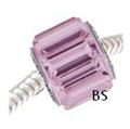 Swarovski BeCharmed Pave Bead 80301 Light Amethyst