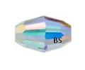 Swarovski 5200 Barrel Bead Crystal AB 6x4mm