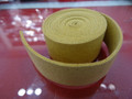 20mm Flat Suede Cord in Yellow